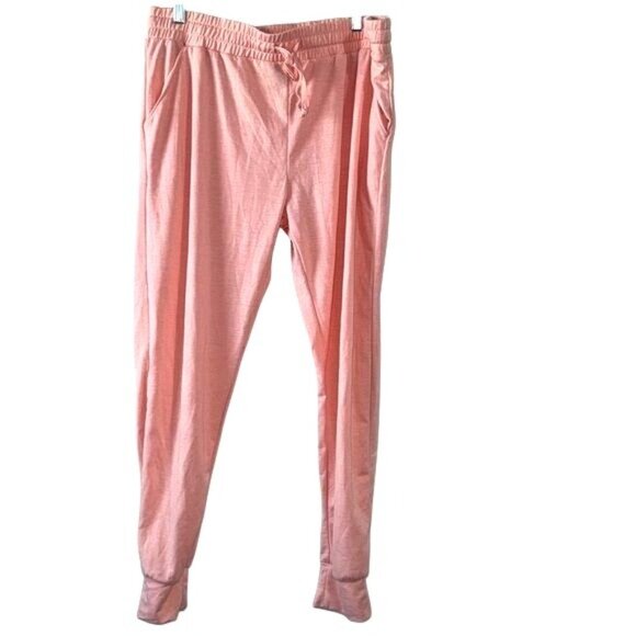 Joe Boxer Womens XL Pink Jogger Sweatpants - Picture 1 of 8
